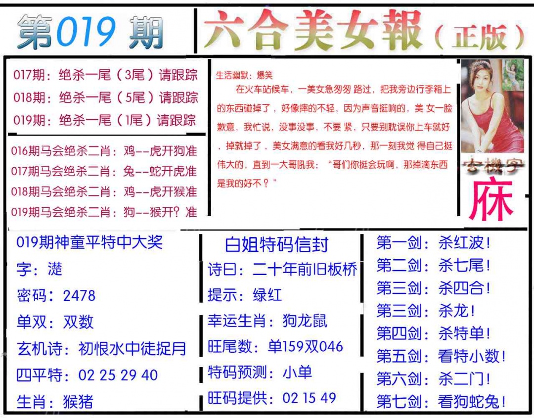 019期美女报[图]