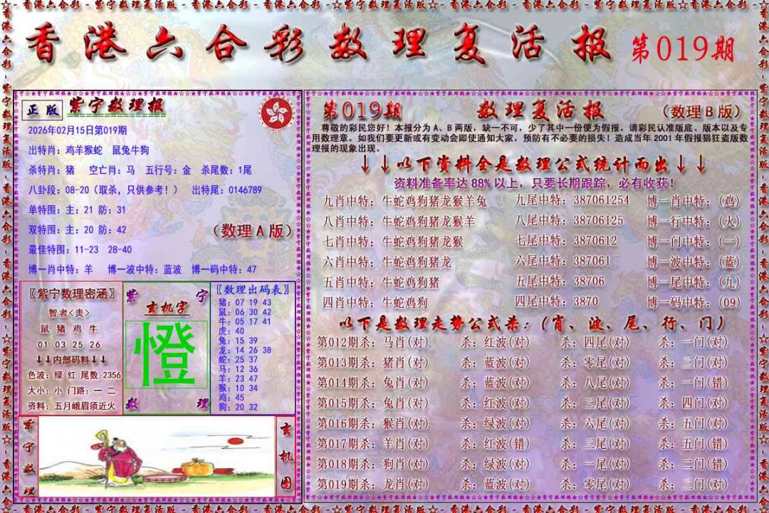 019期数理复活报[图]