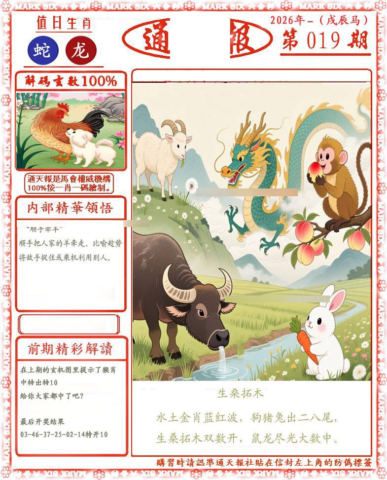 019期正版通天报(会员版)[图]