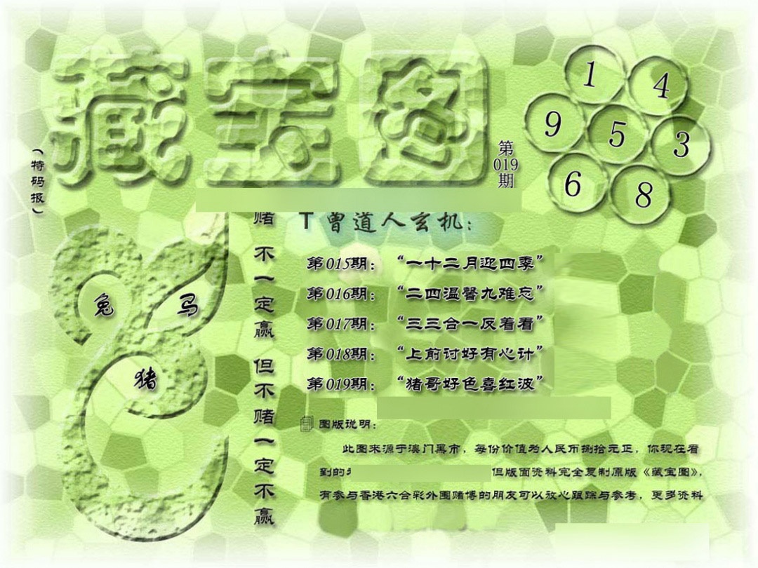 019期假新藏宝图[图]