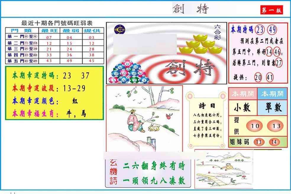 019期马经创特A(新图推荐)[图]