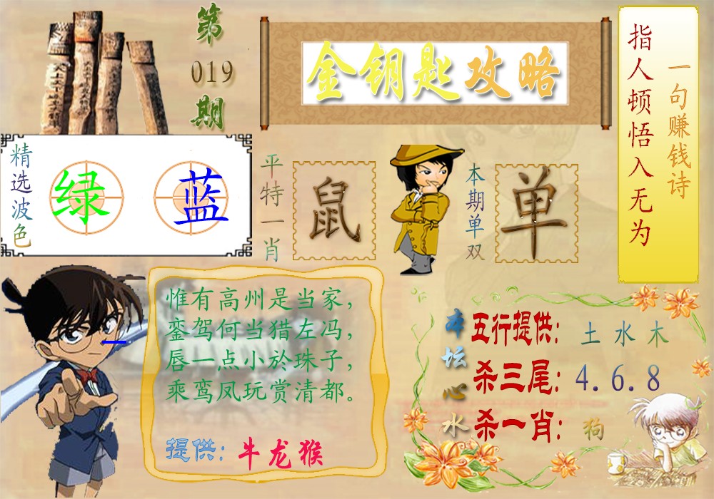019期金钥匙攻略[图]