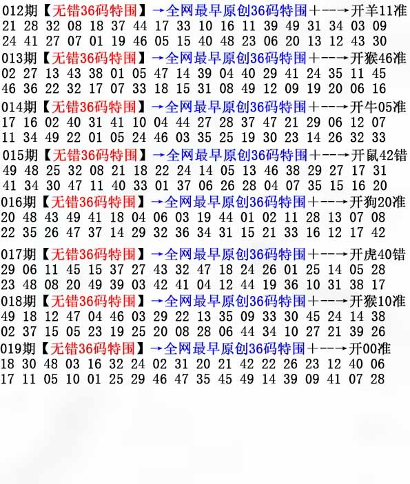 019期36码特围[图]